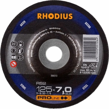 Rhodius Brusný kotouč 125 x 7,0 x 22,23 mm 200213