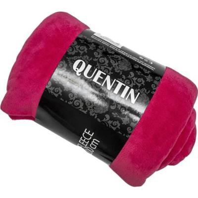 QUENTIN deka microfleece AK-2396 malinová Růžová 150x200
