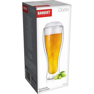 Banquet Pohár dvojstenný DOBLO 380 ml