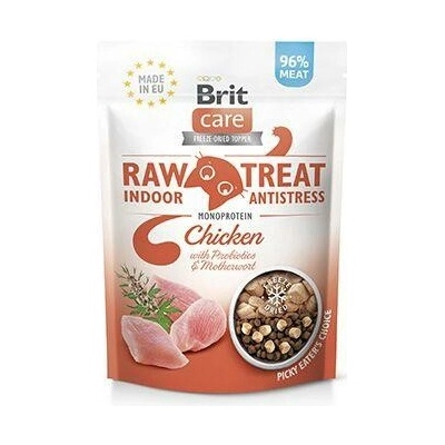 Brit Raw Treat Cat Indoor&Antistress Kuracie 40 g