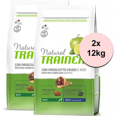 Nova Foods Trainer Natural Maxi Adult sušená šunka 2 x 12 kg