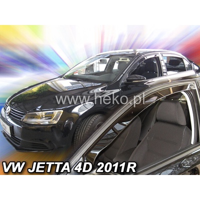 Deflektory Volkswagen Jetta 2011 predné