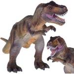 Jokomisiada Rubber Animals Dinosaur Figurine Tirex Soft ToyZA5293