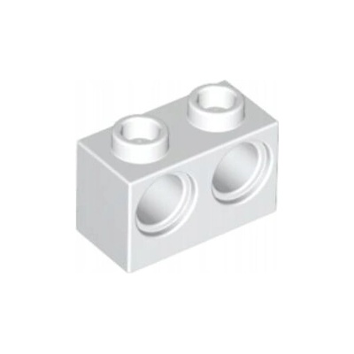 LEGO® 32000 Biela kocka/nosník 1x2
