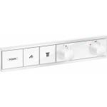 Hansgrohe Вграден термостатичен смесител за вана и душ Hansgrohe RainSelect, матово бял, 2 функции (15380700)