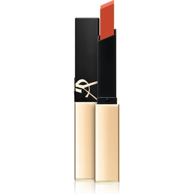 Yves Saint Laurent Rouge Pur Couture The Slim тънко матиращо червило с кожен ефект цвят 24 2.2 гр