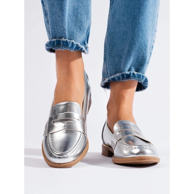 Shelvt Dámské mokasíny šedá