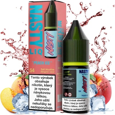Nasty LIQ Salt Peach ICE 10 ml 10 mg