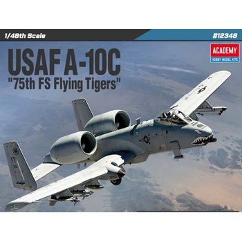 Academy Model Kit letadlo 12348 USAF A-10C 75th FS Flying Tigers 1:48