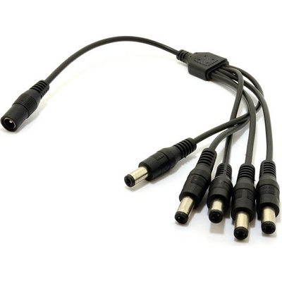 MHPower adapter Rozbočovač napájení 1 samice - 5 samců (DC cable splitter)