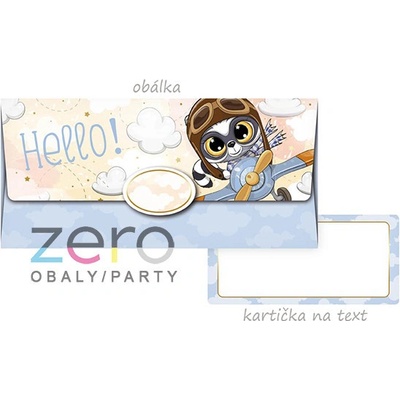 Obálka dárková na peníze - klučičí