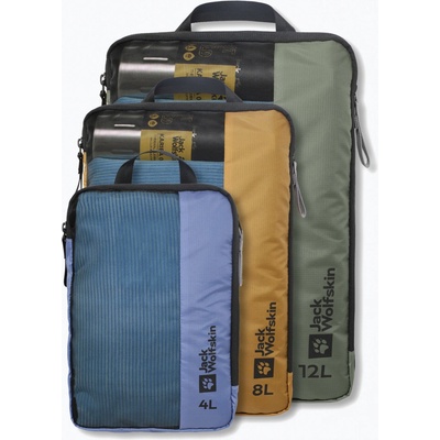 Sada organizérů Jack Wolfskin Compression Cube Organiser Set 3 ks color mix