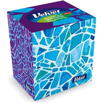 Velvet Cube papírové kapesníčky 3-vrstvé 60 ks