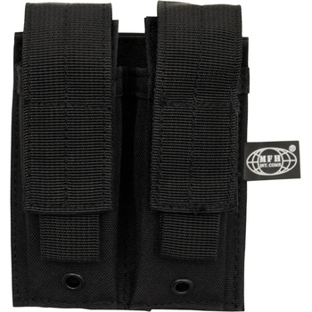 MFH Molle dvojitá na pištol. zásob. čierna