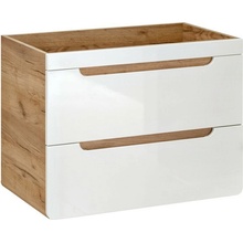 COMAD - Skrinka pod umývadlo 60cm 2 zásuvky ARUBA biela 5907611647172