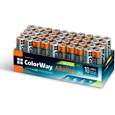 ColorWay Alkaline Power AAA 40ks CW-BALR03-40CB
