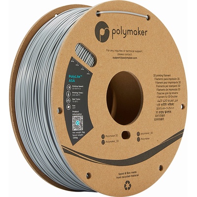 Polymaker PolyLite ASA Сиво - 1, 75 mm / 1000 g (PF01003)