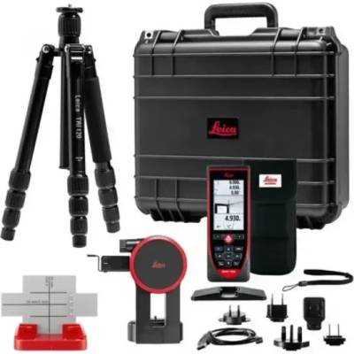 Leica Комплект лазерна ролетка статив и куфар Leica DISTO S910 + TRI120 + FTA 360S (887900)