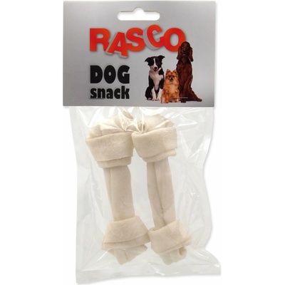 Rasco Pochúťka uzol byvolý biely 11cm 2ks