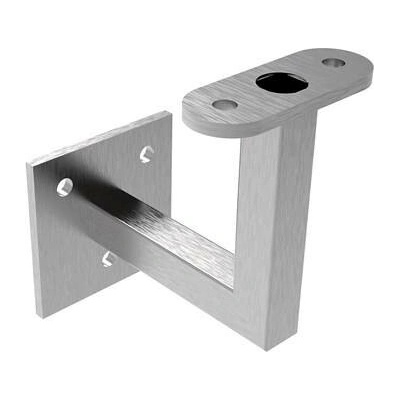 Držák madla na zeď AISI304, 40x40x2/M8mm - brus