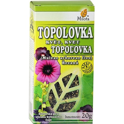 MILOTA Topoľovka ružová kvet rez. 20 g