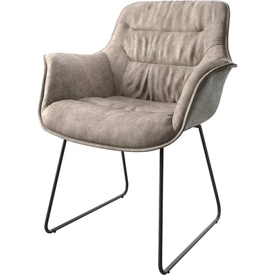 Delife Kaira-Flex taupe vintage tenká podnož černá