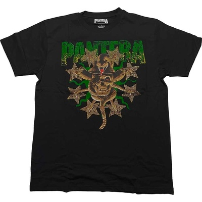 Pantera tričko Skull & Snake čierne