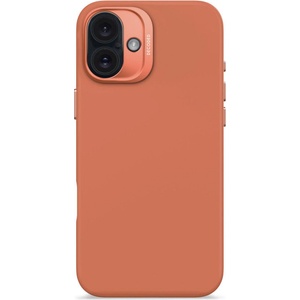 Decoded Калъф за iPhone 16 Plus от Decoded - Силиконов (антибактериален) - Оранжев (K-D25IPO16PLBCS9SE)