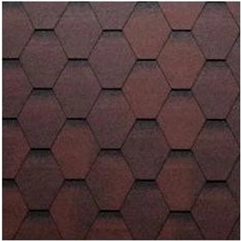 Tegola ECO ROOF Hexagonal červená 1m²