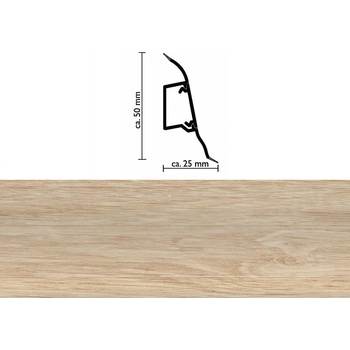 Döllken soklová lišta SLK 50 W469 2,5 m