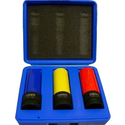 Narex 443001405 Sada hlavic 1/2" CrMo na kola 17,19,21mm