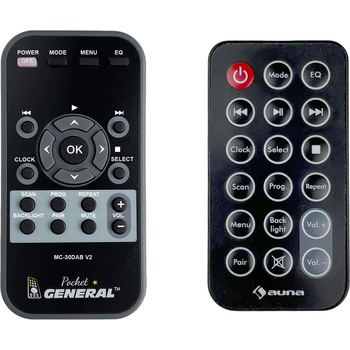 GENERAL AUNA MC-30DAB version 2 - дистанционно управление дубликат (MC-30DAB version 2)