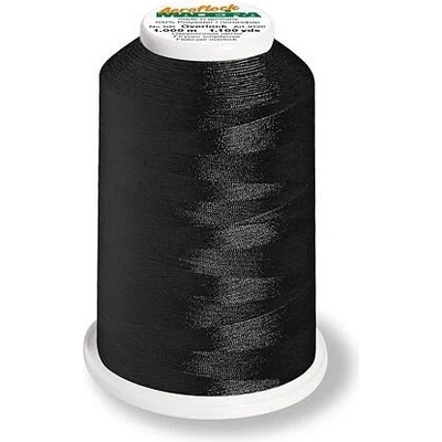 Overlockové nitě PES Madeira Aeroflock 100 (1000m) chemlonové barva 8000 black