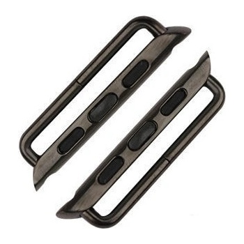 Hoco Алуминиев адаптер за всякакъв тип каишки за Apple Watch 38мм, 40 мм - Hoco Apple Watch Band Adapter (черен) (AWBA-BK-38)