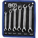 BGS Technic Sada otvorených obojstranných očkových kľúčov 8 x 9 - 18 x 19 mm 6-dielna BGS 1745