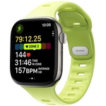 Nomad Силиконова каишка за Apple Watch 44мм, 45мм, 46мм, Ultra 49мм - Nomad Tempo Band 20mm (lime) (194483117G7G)