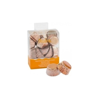 Decora Cukrářské košíčky Rose Gold 180 ks 27x17 mm