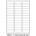 CDRmarket Самозалепващи етикети 64 x 21 mm, 39 етикети A4, 100 листа (R0ECO.7001A)