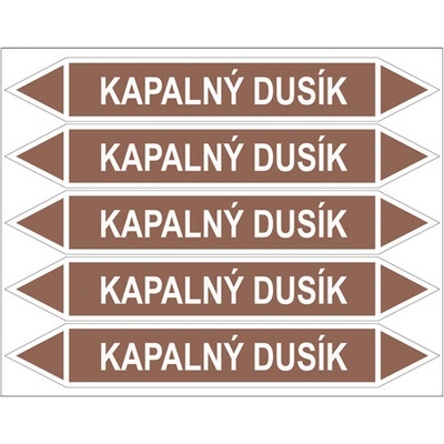 Značení potrubí, kapalný dusík PZG 007869