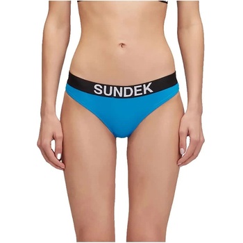 SUNDEK Carmel briefs culotte with logoed elastic bikini bottom - Blue (Bilberry)