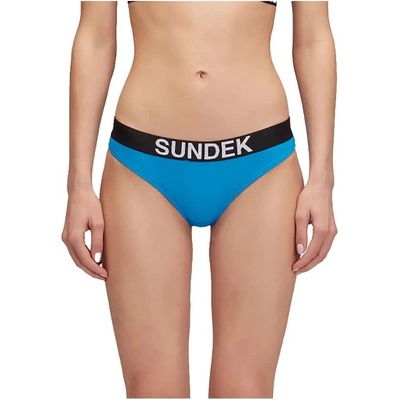 SUNDEK Carmel briefs culotte with logoed elastic bikini bottom - Blue (Bilberry)