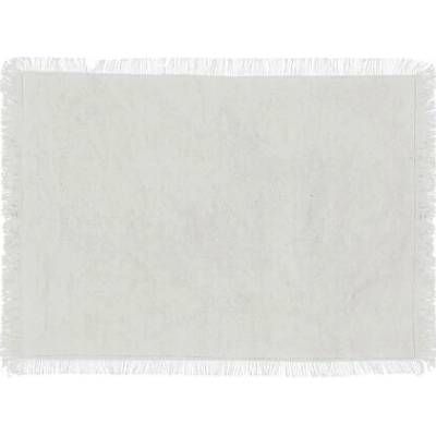 5five simply smart Bílá obdélníková prostírka Maha 45x30 cm boho do kuchyně a jídelny