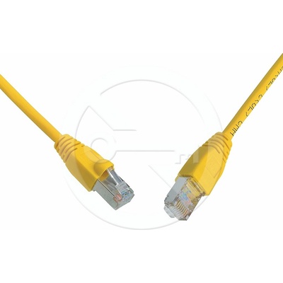 Solarix C5E-315YE-15MB patch CAT5E SFTP PVC, 15m, žlutý