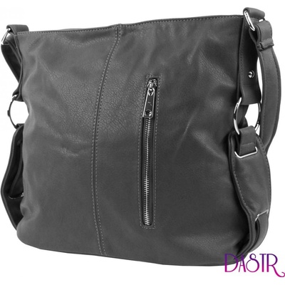 Moderní crossbody dámská kabelka 67-MH šedá