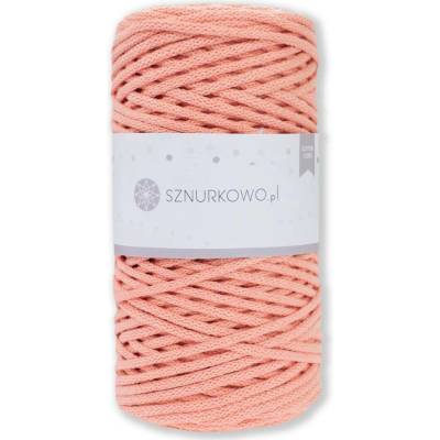 Sznurkowo příze na háčkování - 3SZ09 - 3mm Lososová