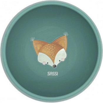 Sassi Силиконова купичка за хранене с вакуум Sassi - Лисица (SSSI1686)