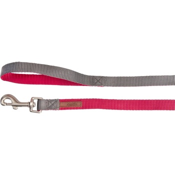 Camon Double Premium Pink/Grey - Повод за кучета розово със сиво- 15/1200 мм