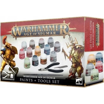 Warhammer Age of Sigmar Paints&Tools Set - sada barev a nástrojů (2021)