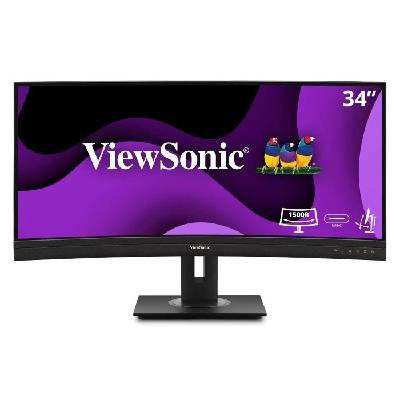 Viewsonic VG3456C 34" Curved Panel VA UWQHD/3440x1440/3000:1/5ms/HDMI/DP/USB-C/USB-A,B/LAN/VESA/Repro