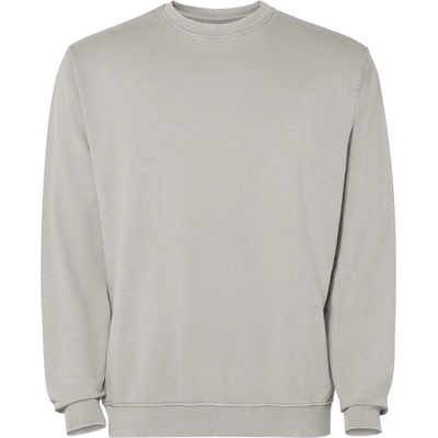 Jaya unisex sveter s okrúhlym výstrihom crewneck sivá